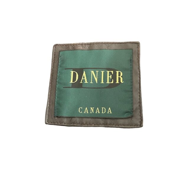 Danier Canada Thinsulate Leather Jacket With Removable Vest Warm Stylish Sz 6-8 - Picture 3 of 14